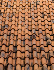 Old of rooftop texture for background