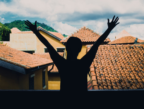 Women want to freedom, picture freedom concept