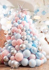 Air baloons Christmas tree deoration