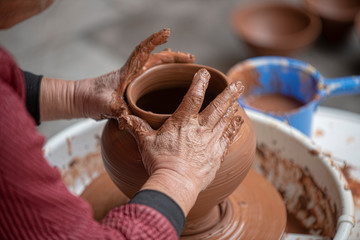 Handmade pottery art