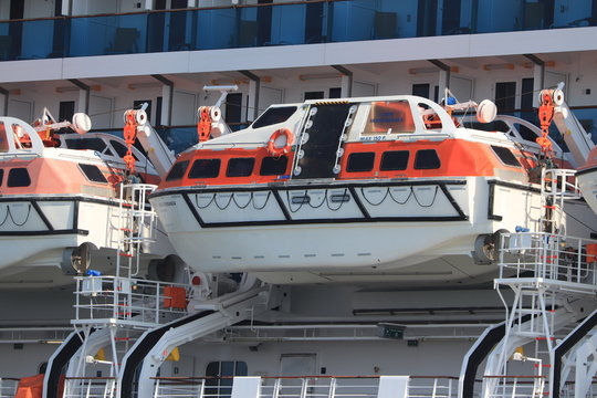 IJmuiden, The Netherlands - April, 7th 2019 Costa Mediterranea docked at Felison Cruise Terminal