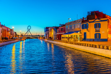 Cais dos Botiroes channel at Aveiro, Portugal