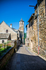 Najac, Aveyron, Occitanie, France.