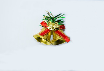 christmas decoration on white background