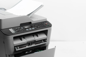 Close-up working printer scanner copier device - Image