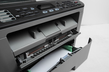 Close-up working printer scanner copier device - Image