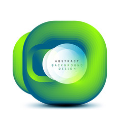 Square geometric banners with 3d smooth blend effect. Digital technology trendy icon design. Vector Illustration For Wallpaper, Banner, Background, Card, Book Illustration, landing page