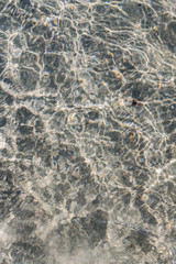splash of sea waves on the coast of the Tyrrhenian Sea in the Italian resort town of Lido di Ostia