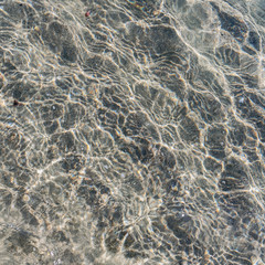splash of sea waves on the coast of the Tyrrhenian Sea in the Italian resort town of Lido di Ostia