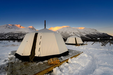 Modern Sami home. look alike Sami Tent, Tromso,Tromso Lapland