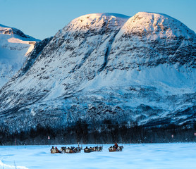 in the mountains of Norway,Tromso