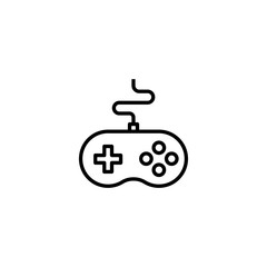 Joystick icon vector. Game controller. Gamepad filled flat sign for mobile concept and web design. Symbol, logo illustration. Vector graphics