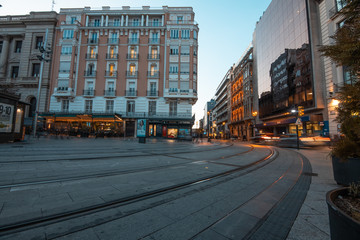 Zaragoza November 29, 2019, Coso street in Zaragoza