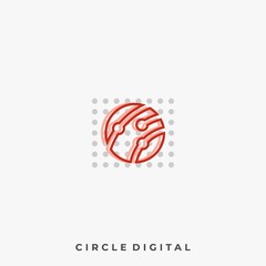 Abstract Circle Illustration Vector Design Template