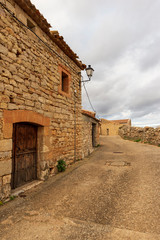 Fototapeta na wymiar The medieval town of Rello in the province of Soria