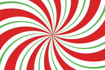 Vector Christmas background. Candy cane, lollipop pattern.