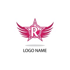 R letter logo symbol modern business