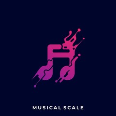 Abstract music Illustration Vector Design Template