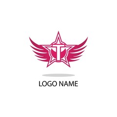 T letter logo symbol modern business