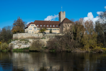 Obraz premium Ehemalige Pfalzgrafenburg in Lauffen