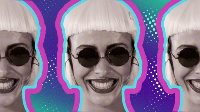 Minimal motion design art girl animation