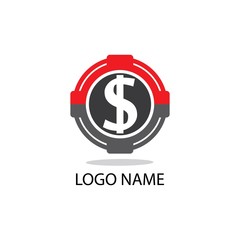 Obraz premium US dollar logo symbol illustration business