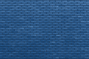 Brick wall texture. Background with copy space for design. Trendy blue and calm color.
