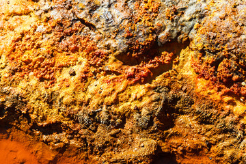 Rocks in Rio Tinto, Huelva, Spain