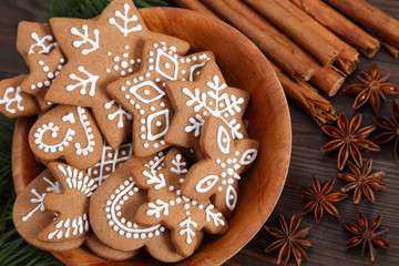 Gingerbread cookies.