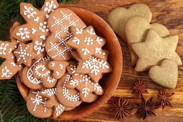 Gingerbread cookies.