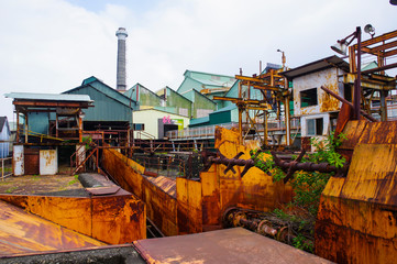 Obraz na płótnie Canvas 博物館として開放された製糖工場