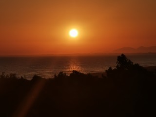 Sonnenuntergang Meer Strand Küste 