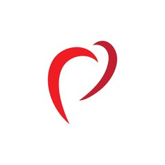 Obraz premium Heart Logo Template