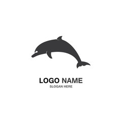 Fish logo vector illustration template