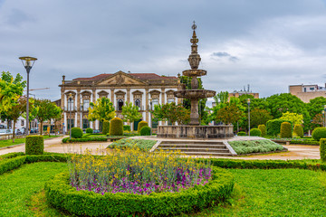 View of Campo das Hortas park in Braga, Portugal