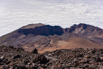 Pico Viejo, volcan situado en el Parque Nacional de El Teide (Tenerife, Islas Canarias - España).