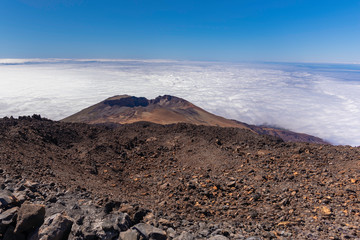Pico Viejo, volcan situado en el Parque Nacional de El Teide (Tenerife, Islas Canarias - España).