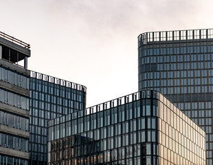 Modern office buildings in Vienna / Wien