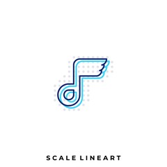 Abstract Scale Illustration Vector Template