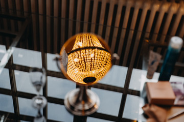 Kronleuchter gespiegelt 