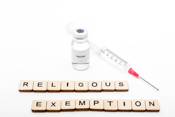 Medical Vial Vaccine Concept