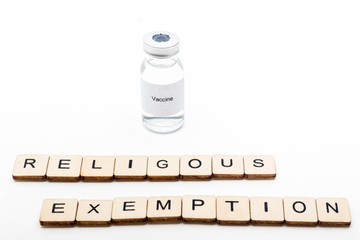 Medical Vial Vaccine Concept