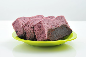 Delicious Blueberry Brownies.