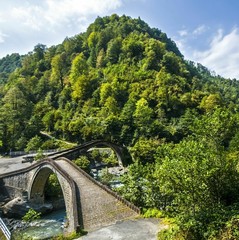 bridge over the river artvin turkey çifteköprüler 