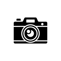 Camera Vector Glyph Icon. Pixel perfect
