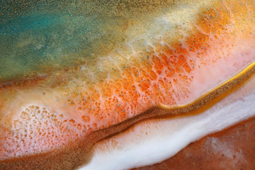 resin fluid pouring art