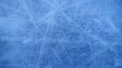 ice background, blue frozen texture
