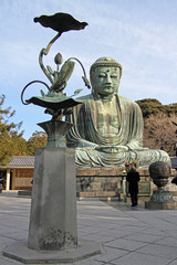 Fototapeta premium The Great Buddha of Kamakura, Japan. Kamakura Daibutsu.