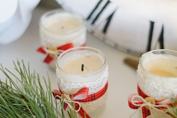 New Year's decor. Background image