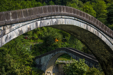 bridge over the river artvin turkey çifteköprüler 